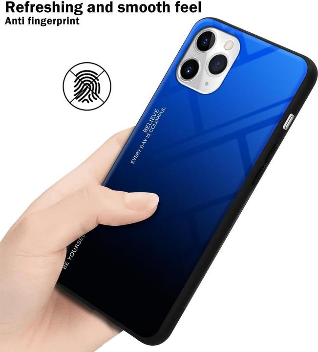 Actual product image Cadorabo TPU 2 colors glass cover (Apple iPhone 11 Pro)