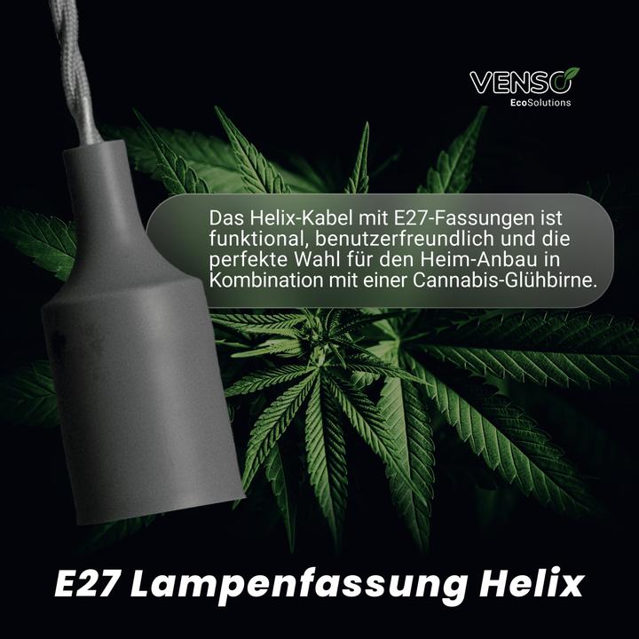 Parus by Venso E27 Lampenhalterung mit 4m Kabel (LED)