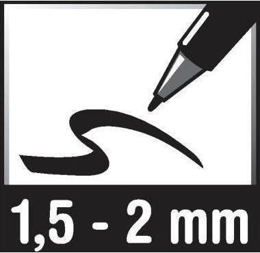 Actual product image STABILO Trio Scribbi Spring-loaded triangular felt-tip pen (Red, 1 x)