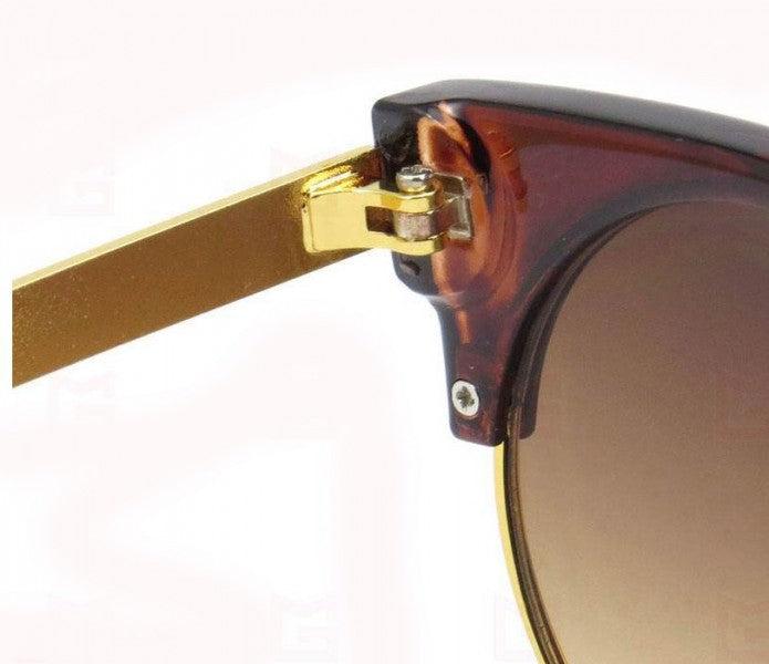 Immagine prodotto Hermex Occhiali da sole vintage retrò anni '80 UV400 - Marrone MOKKA