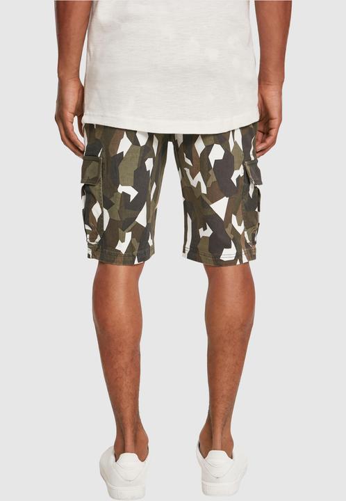 Immagine prodotto Urban Classics Pantaloncini Cargo in twill stretch mimetico geometrico (30)