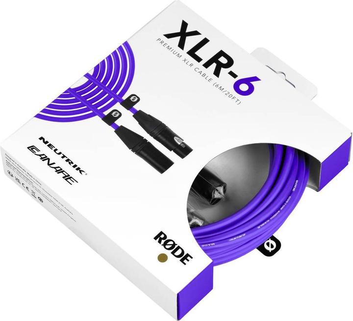 Produktbild RØDE XLR-6 Purple (6 m, XLR)
