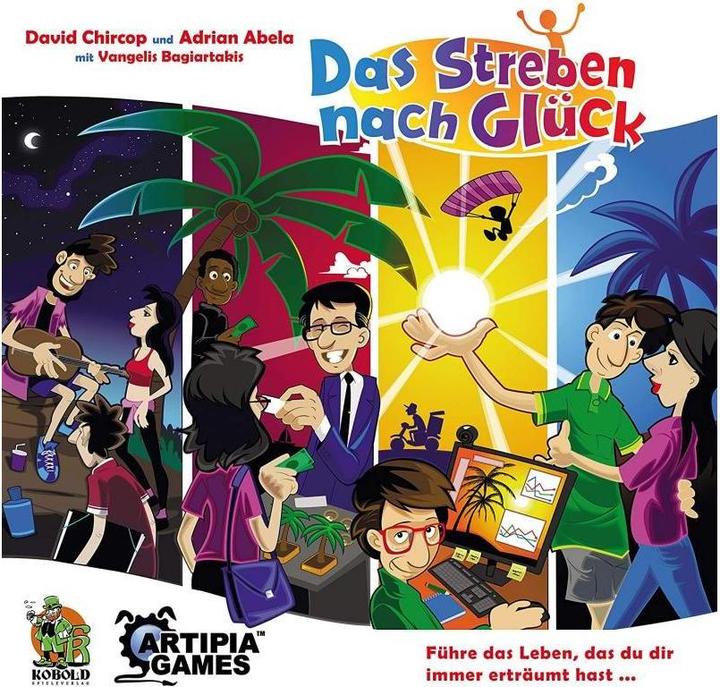 Actual product image 1023119 - The Pursuit of Happiness, board game for 1 - 4 players aged 12 and up (German)