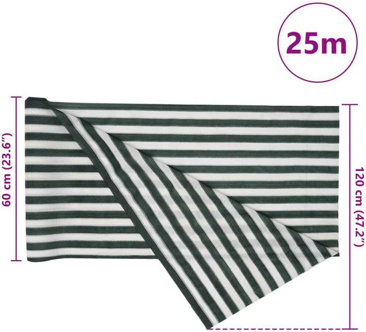 Produktbild VidaXL Zaunblende HDPE 75 g/m² (2500 cm)