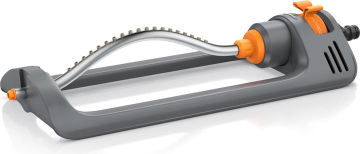 Brandson Arroseur quadrangulaire, arroseur oscillant, jusqu'à 153 m², portée de 14 m, arrosage du gazon (Arroseur carré)
