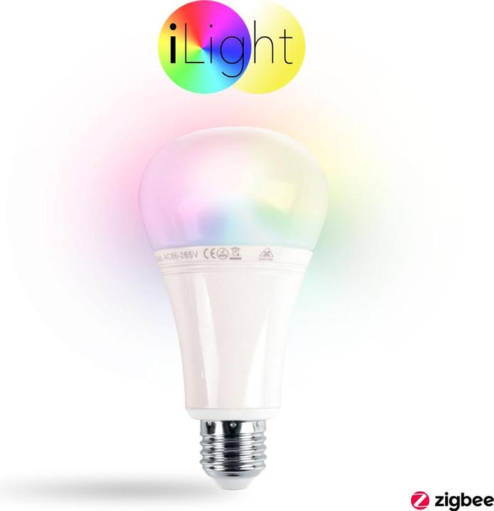 Actual product image iLight E27 GU10 LED Zigbee 3.0 RGBW CCT 2700-6500K (E27, 1100 lm, 1 x, F)