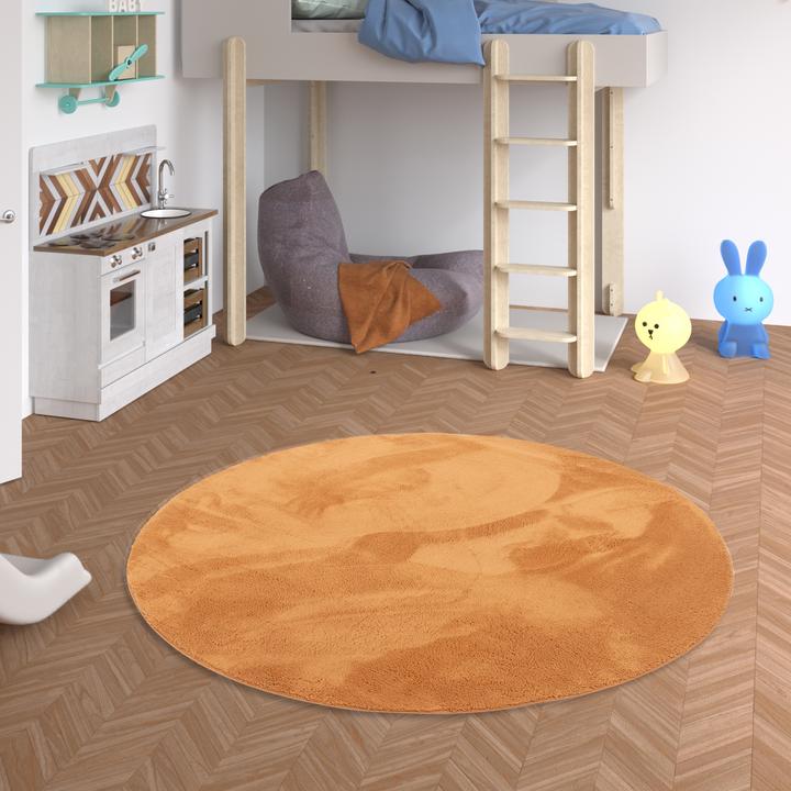 Produktbild Pergamon Kinder Super Soft Fellteppich Pearl Kids Rund (160 x 160 cm)