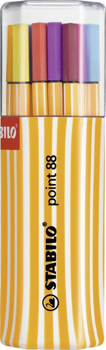 Actual product image STABILO Point 88 (Multicolor, 20 x)