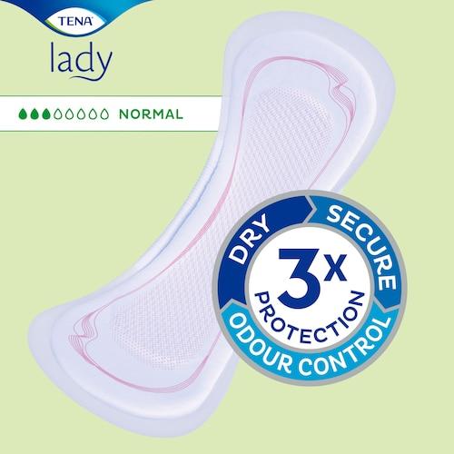 Produktbild Tena Lady Discreet Einlagen normal (24 Stück) (24 x, Normal)
