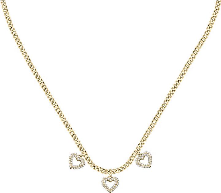 Morellato Incontri Neck Heart+Pp Ston (Edelstahl, Messing, 38 - 42 cm)