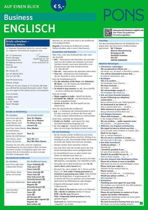 Immagine prodotto at a glance Business English (Tedesco, Katja Hald, 2016)