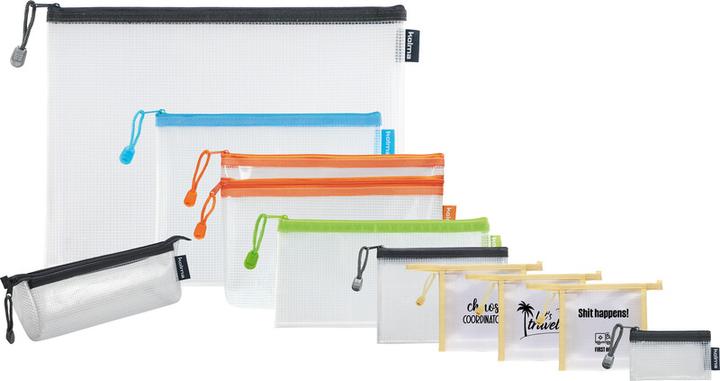 Immagine prodotto Kolma Borsa a rete A4 antracite con chiusura a zip