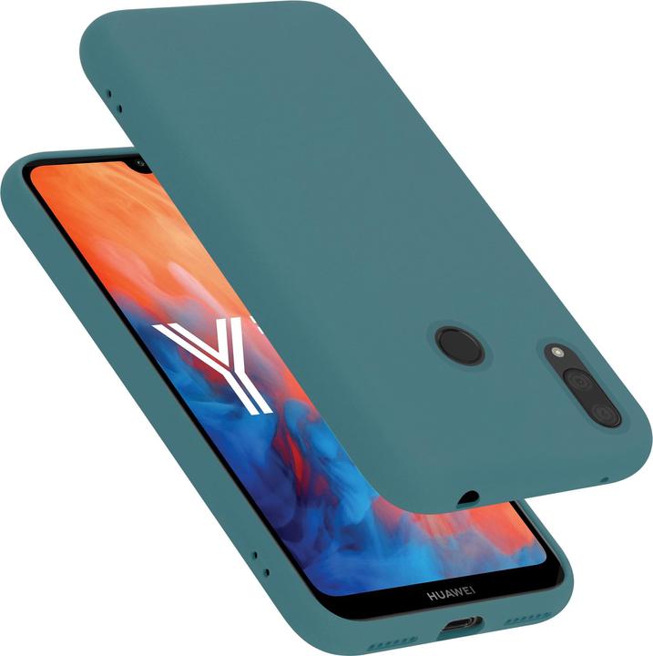 Image du produit Cadorabo TPU Liquid Silicone Case Cover (Huawei Y7 Prime (2019), Huawei Y7 (2019))