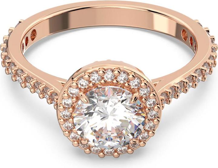 Image du produit Swarovski Constella Cocktail Rond Pavé Bague Rosé (52)