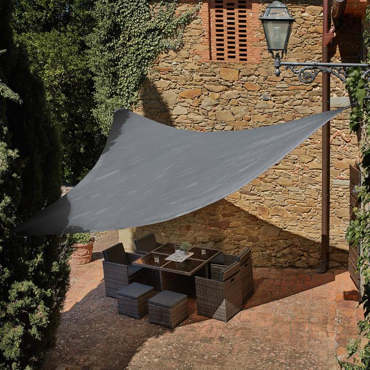 Produktbild tectake Sonnensegel (500 x 500 x 500 cm)