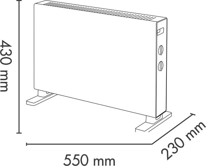 Immagine prodotto Argo Riscaldatore radiante Kansas (2000 W)