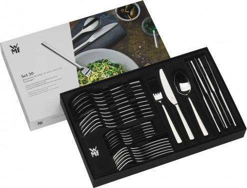 Produktbild WMF Besteck Besteckset 6 Personen Boston 30tlg Monobloc-Messer Edelstahl poliert (30 Stück, Besteck Set)
