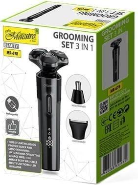 Produktbild Maestro Zestaw do golenia 3w1 USB MR-678