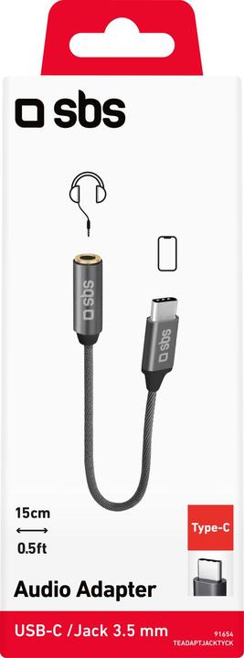 Image du produit SBS Teadaptjacktyck (USB Type C, Jack 3.5mm)