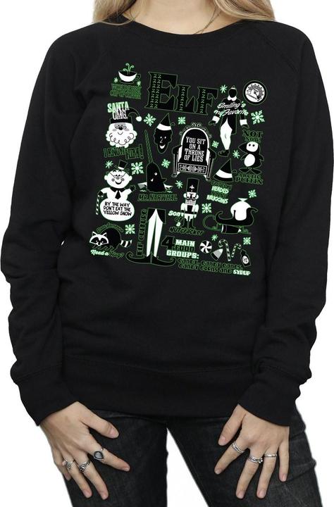 Produktbild Elf Infographic Poster Sweatshirt (XL)