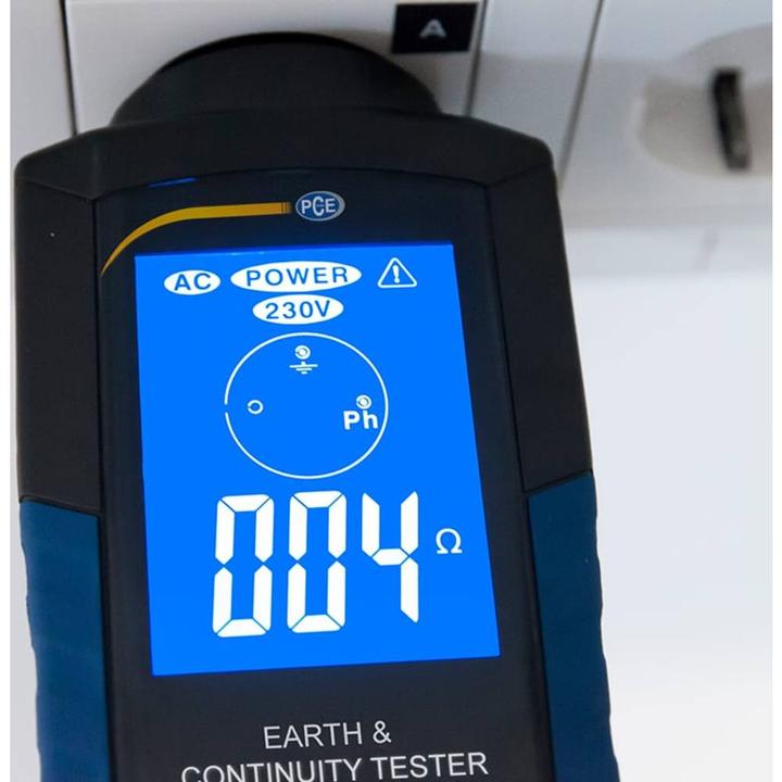 Actual product image PCE Instruments Earth meter (CAT III 250V)