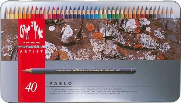 Produktbild Caran d'Ache Pablo Metallschachtel (Mehrfarbig, 40 x)