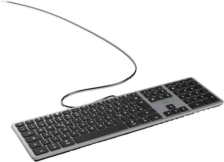 Actual product image Mobility Lab ML311883 USB Keyboard German, QWERTY, Mac Grey (DE, Cable)