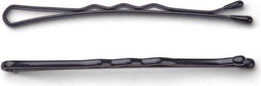 Produktbild Trisa Haarklemmen gewellt 50mm schwarz 250 Stk. (250 Stk.)