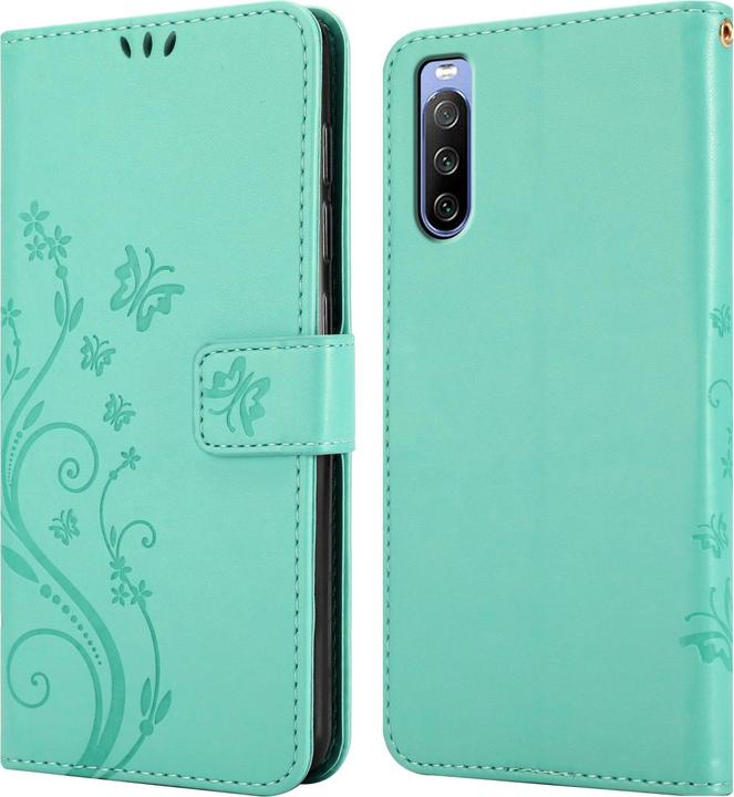 Actual product image Cadorabo Flower Book cover (Sony Xperia 10 III)