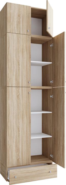 Actual product image VCM Office Cabinet Filing Cabinet Lona 5 Drawer Door (70 x 39 x 240 cm)