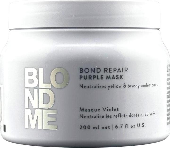 Immagine prodotto Schwarzkopf Professional BLONDME Bond Repair Lila Maske (200 ml)