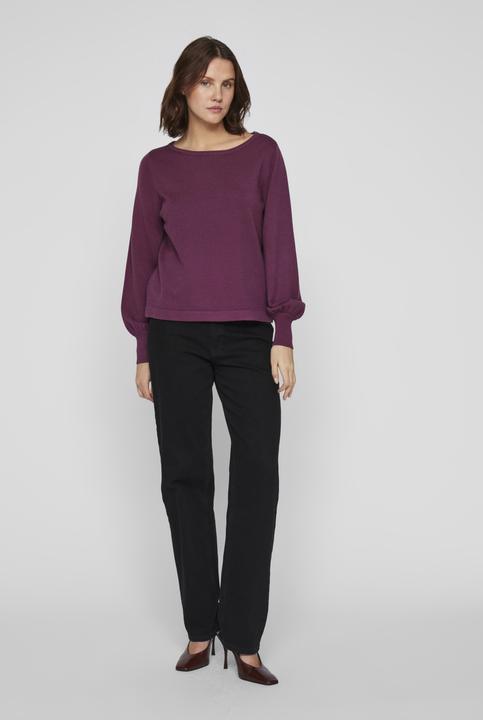 Actual product image Vila U-boat neck knitted jumper (S)