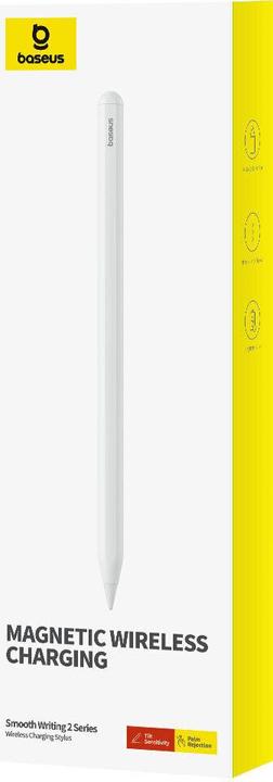 Actual product image Baseus Active stylus Smooth Writing Series with wireless charging (White)