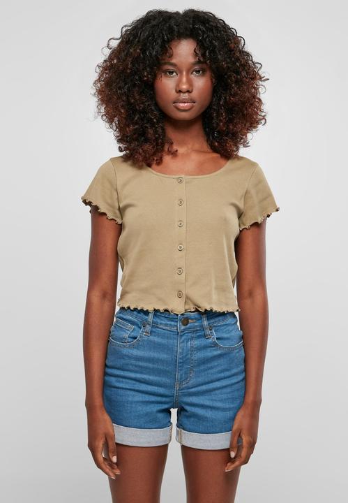 Image du produit Urban Classics Tee-shirt femme croisé à côtes - 12114 (3XL)