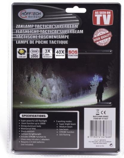 Produktbild Höfftech Fackel taktische Superbeam - 5W (260 lm)