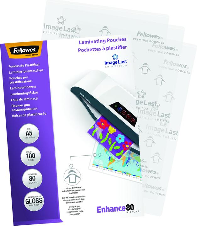 Produktbild Fellowes Enhance 80 (A5, 100 Stück, 80 µm)