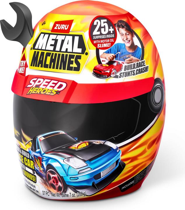 Image du produit Zuru Jeu de casques de machines en métal avec 2 voitures