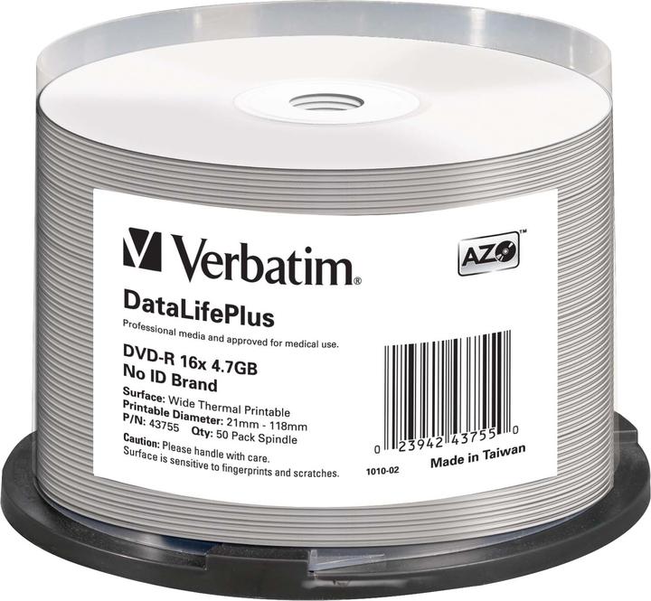 Productafbeelding Verbatim Dvd-R (50 x)