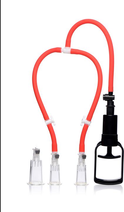 Actual product image Master Series 3-Way Suck Her Nipple and Clit Pump System
