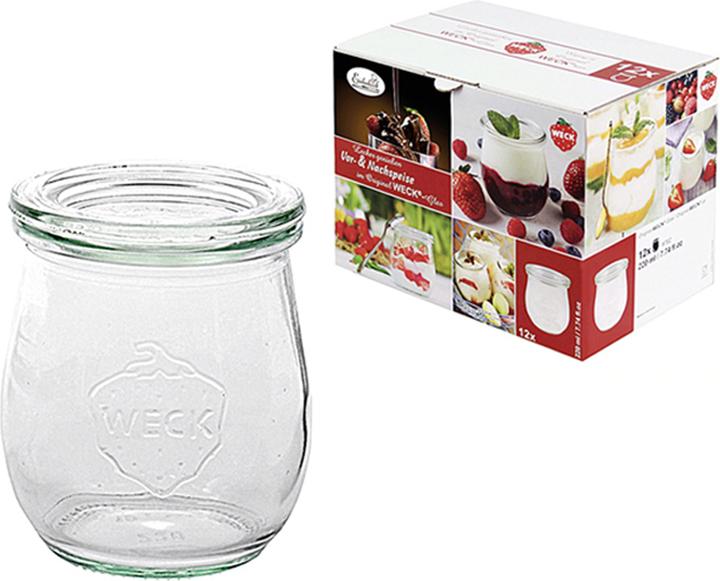 Actual product image Weck Sterilizing jars (12 pcs., 0.22 l)