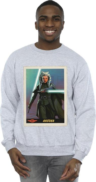 Actual product image Star Wars Mens The Mandalorian Ahsoka Sweatshirt (S)