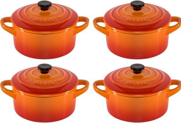 Le Creuset Bräter (10 cm, Bräter + Schmortopf, Keramik)