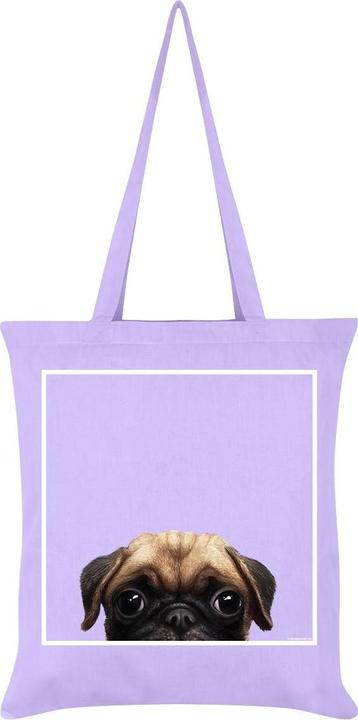 Inquisitive Creatures Tragetasche mit MopsMotiv (20.27 l)
