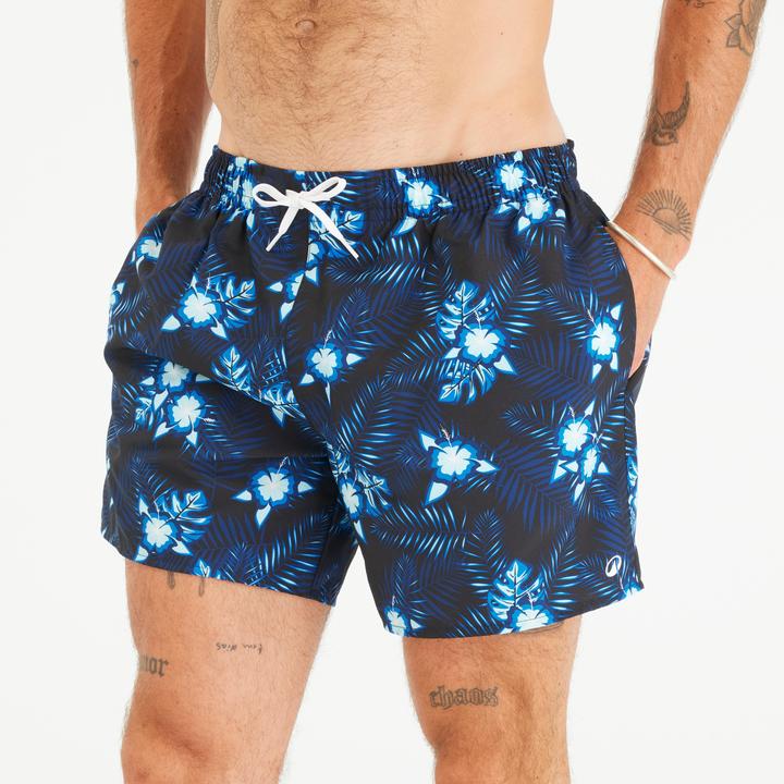 Produktbild Olaian Men’s Swim Shorts Surf 100 15" Short - Hibiscus Black (XL)