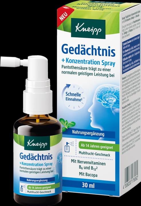 Immagine prodotto Kneipp Mémoire + spray concentrante (Getto vaporizzato)