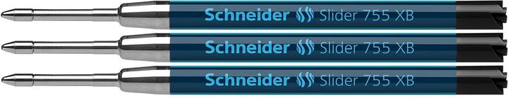 Actual product image Schneider 3 Slider 755 ballpoint refills XB black (Refill unit, Black, 7 mm)