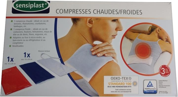 Actual product image Sensiplast Back Heat-Cold Compress Set (2 x)