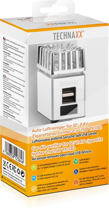 Image du produit Technaxx Ionisateur 12 V, 24 V