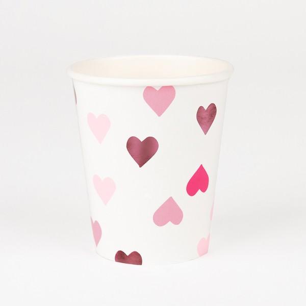 Immagine prodotto My Little Day Tazza rosa a forma di cuore (8 x)