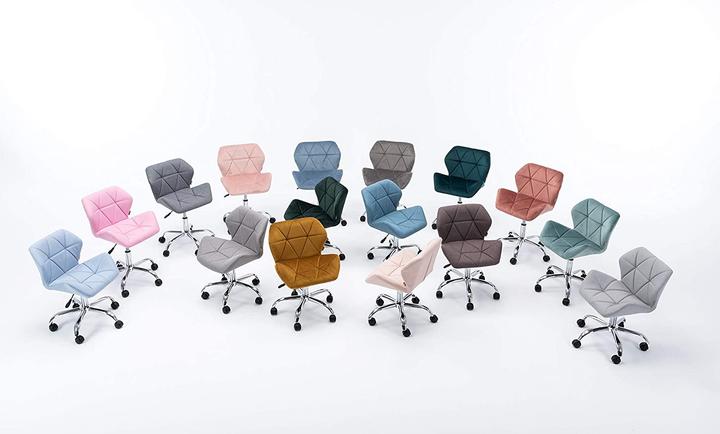 Image du produit Hnnhome Chaise de bureau Eris, bleu-vert